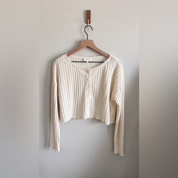 Bohme Pointelle Cropped Top - Picture 6 of 6